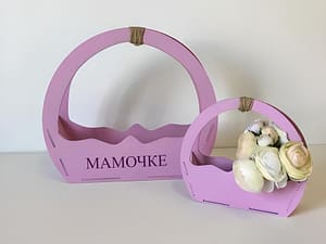 Корзинка для цветов маме